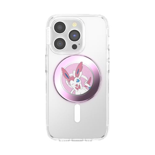 PopSockets Phone Grip for MagSafe, Magnetic Holder- Sylveon Wink - color: Sylveon Wink, style: MagSafe