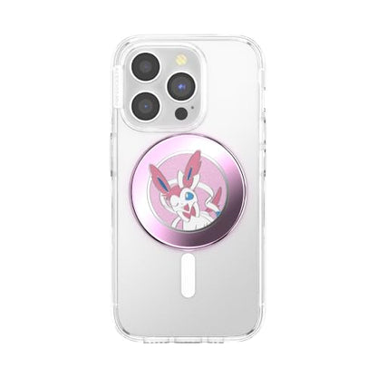 PopSockets Phone Grip for MagSafe, Magnetic Holder- Sylveon Wink - color: Sylveon Wink, style: MagSafe