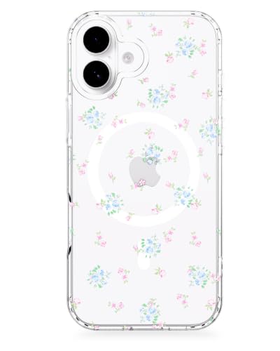 Feams for iPhone 17 Case [Compatible with Magsafe] Slim Shockproof Protective Clear Phone Cover for iPhone 17 6.3" Women Girls, Cottage Rose - color: Cottage Rose, size: for iPhone 17 (6.3 Inch)