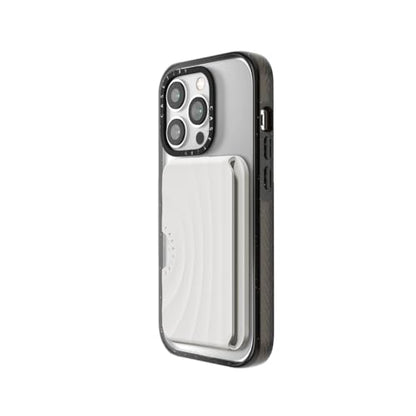 CASETiFY Snappy Ripple Wallet [Campatible with Magsafe] - White - color: White