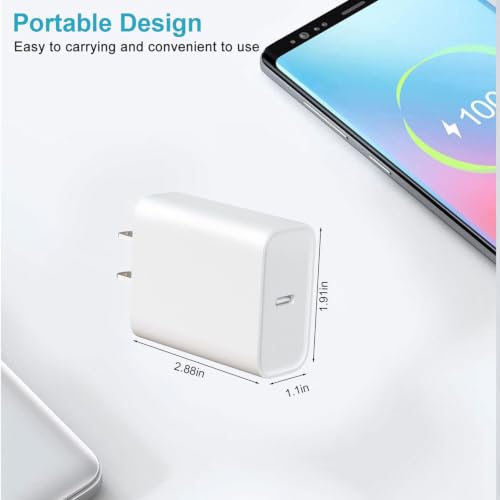 iPhone 17 16 15 Charger: Fast Charging USB C Charger i Phone 17 16 Charging - color: 3PACK White