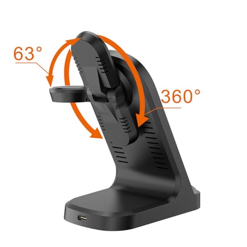 Multifunction Phone Earphone Watch Charging Stand 15W Charging Docking Station Foldable Triple Chargers