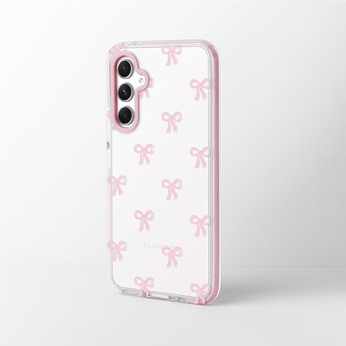 Dumkery Girly Phone Case for Samsung Galaxy A54 5G, Cute Bow Aesthetic Pattern Print, Soft Clear Anti Yellowing TPU Shockproof Bumper Cases Cover for Girls Women - size: Samsung Galaxy A54