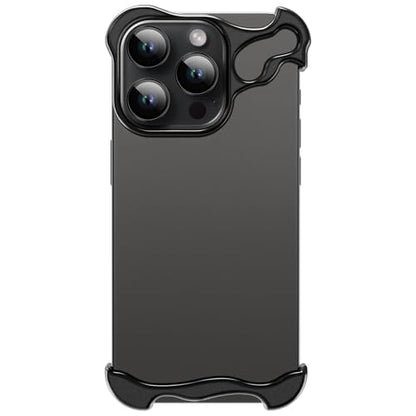 Frameless Phone Case Crafted for iPhone 14 Pro Black - color: Aluminum Black, size: iPhone 14 Pro