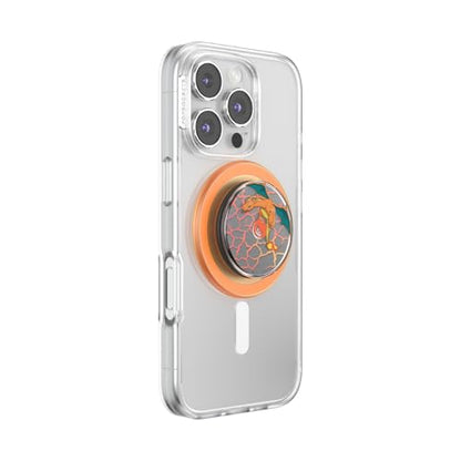 PopSockets Phone Grip for MagSafe, Magnetic Holder- Charizard Flight - color: Charizard in Flight, style: MagSafe