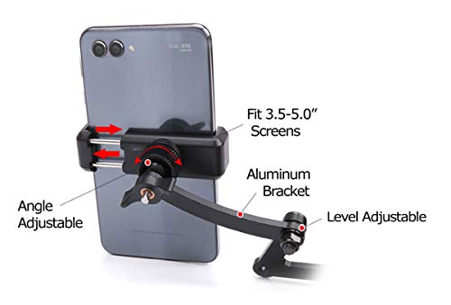 iJDMTOY Behind Tachometer Phone Holder for MINI Cooper Gen2 R55/R56/R60/R61
