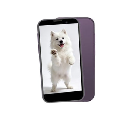 A15 Mini Phone, Unlocked Mini Smartphone with 3.0" HD Touch Screen,Tiny Android Small Cell Phone,2GB+16GB+Expandable TF Card,Quad Core Tiny Phone,Face Unlock/GPS.（Purple） - color: Purple