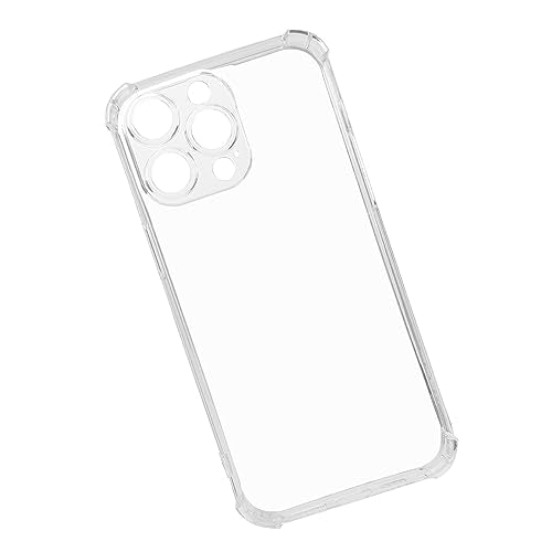1PC Clear Soft TPU Silicone Case for iPhone 13 Pro Max | Clear Flexible Back Cover Made of Soft TPU/Silicone Rubber with Precise Rear Camera Cutouts - color: For iPhone 13 Pro Max