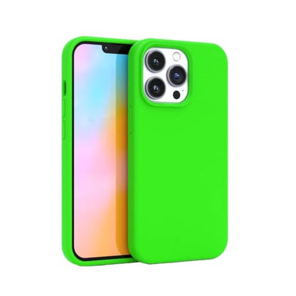 FELONY CASE - iPhone 14 Pro Case - Neon Green Silicone Phone Cover | Liquid Silicone with Anti-Scratch Microfiber Lining, 360° Shockproof Protective Case for Apple iPhone 14 Pro - color: Neon Green, size: iPhone 14 Pro