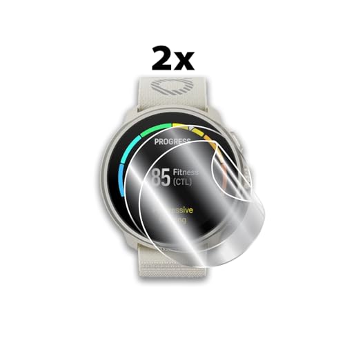 IPG for Suunto Watch Run Hydrogel Screen Protector (2 Units) Invisible HD Clear Film Anti Scratch Guard-Smooth/Self-Healing/Bubble for Run