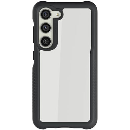 Ghostek Covert Galaxy S23 Case Clear with Military Grade Shockproof Protection, Non-Slip Grip, Protective Silicone Phone Cover Designed for 2023 Samsung Galaxy S23 (6.1") (Black) - color: Black [Limited], size: Galaxy S23