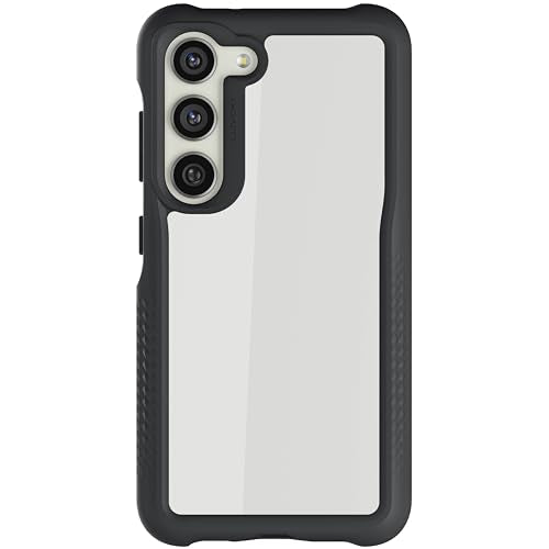 Ghostek Covert Galaxy S23 Case Clear with Military Grade Shockproof Protection, Non-Slip Grip, Protective Silicone Phone Cover Designed for 2023 Samsung Galaxy S23 (6.1") (Black) - color: Black [Limited], size: Galaxy S23