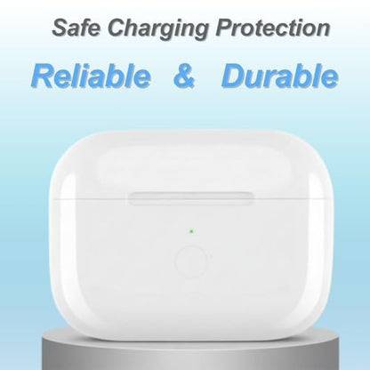 Replacement Charging Case for AirPod Pro 2 and Pro 1 gen, Wireless Charging Cases Compatible with AirPod Pro 1st / 2nd, Wired and Wireless Charging, Bluetooth Pairing Sync, USB C Port