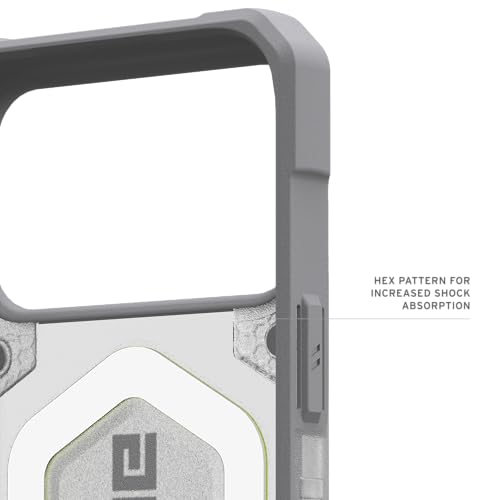 URBAN ARMOR GEAR UAG Designed for iPhone 17 Pro Max Case Pathfinder Clear - Compatible with MagSafe Luminous Glow in The Dark Military Grade Protective Cover, Active Neon - color: Pathfinder Clear - Active Neon