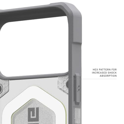 URBAN ARMOR GEAR UAG Designed for iPhone 17 Pro Max Case Pathfinder Clear - Compatible with MagSafe Luminous Glow in The Dark Military Grade Protective Cover, Active Neon - color: Pathfinder Clear - Active Neon