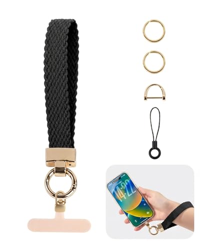 Cell Phone Wrist Strap for Women, Versatile Cell Phone Wristlet Strap - color: Black