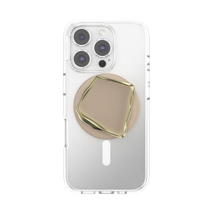 PopSockets Phone Grip for MagSafe, Magnetic Holder- Enamel Latte Cut - color: Enamel Latte Cut, style: MagSafe