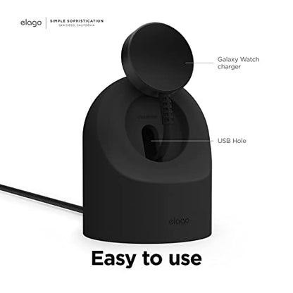 elago GW2 Charging Stand for Samsung Galaxy Watch Series - color: Black