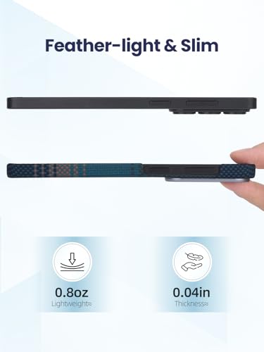 Magnetic Ultra Thin 600D Aramid Fiber Case for Samsung Galaxy S26 Plus | Woven Aramid Fiber, ultra-thin Caseless Feel, compatible with MagSafe,wireless charging friendly, slim fit,Sunrise Blue - color: Sunrise Blue