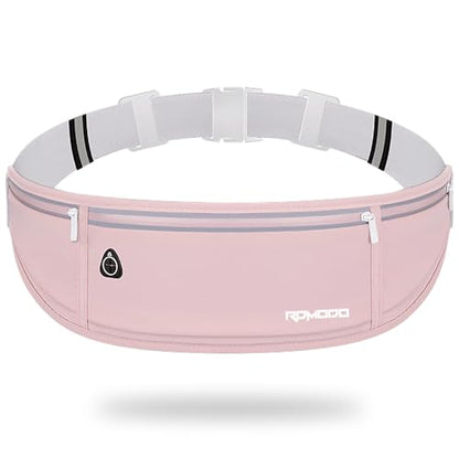 Running Belt Fanny Pack for Women, Water Resistant Waist Pack, Pink - color: 02-Pink