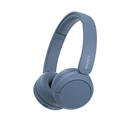 Sony WH-CH520 Wireless On-Ear Bluetooth Headphones with Microphone, Blue - color: Blue