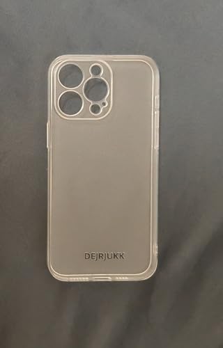 Compatible with iPhone 15 Pro Max Case, Clear Cell Phone Case Anti Yellowing Slim Transparent Cell Phone Cover for Women Men 6.7 Inch