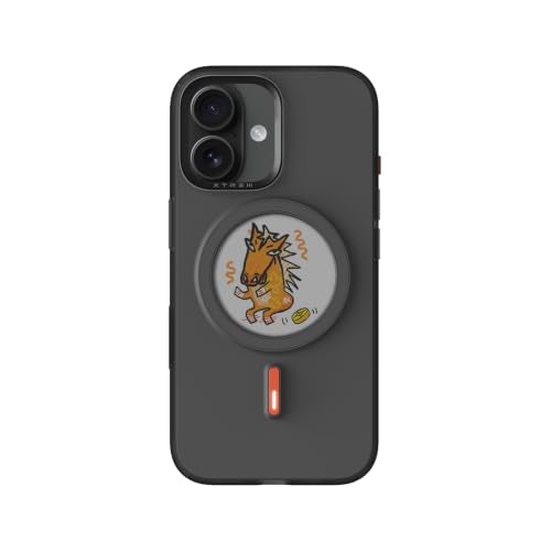 Instant Custom Case for iPhone 16 (Black) | Battery-Free E Ink Phone Case, Personalize Your Case with Photos & AI Creations, MagSafe Compatible - color: Black, size: iPhone 16