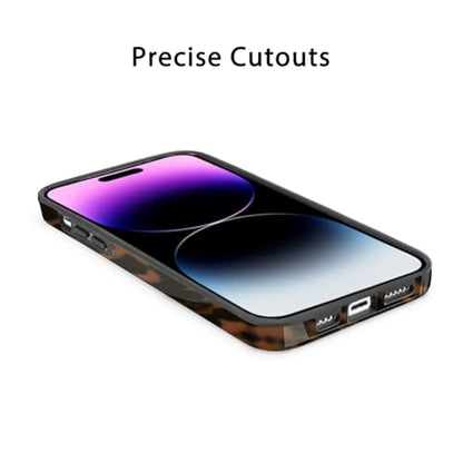 for iPhone 14 Pro Case Tortoise Shell Cute Design | [Military Grade Protection], 8FT Drop Resistant Shockproof Heavy Duty Phone Case Cover Women Men for iPhone 14 Pro 6.1” - size: iPhone 14 Pro