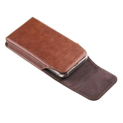 Phone Case Belt Clip Waist Pouch Holster Smartphone Belt Sleeve (Brown) - color: Brown
