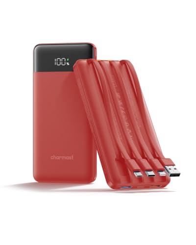 charmast Portable Charger,Fast Charging Power Bank - color: Red