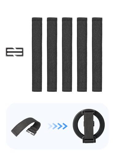 SUPERONE for Phone Grip Adjustment Finger Loop, Elastic Finger Strap 5 PCS