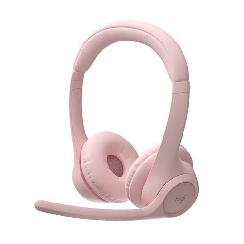Logitech Zone 300 Wireless Bluetooth Headset with Noise Canceling - Rose - color: Rose