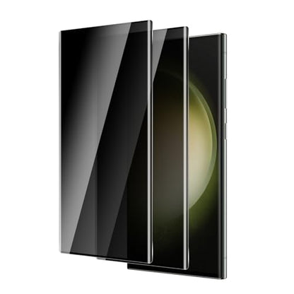 2 Pack For Samsung Galaxy S23 Ultra Privacy Screen Protector, 9H Hardness Anti-Spy Tempered Glass, Scratch-Resistant ，Anti-fingerprint，bubble free, easy install