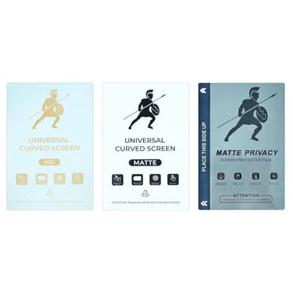 4 Layer 120mm X 180mm TPU HD Matte Privacy Flexible Hydrogel Film Straight Curved Screen Protector Cut Machine Mobile Phone Protective Film (HD)