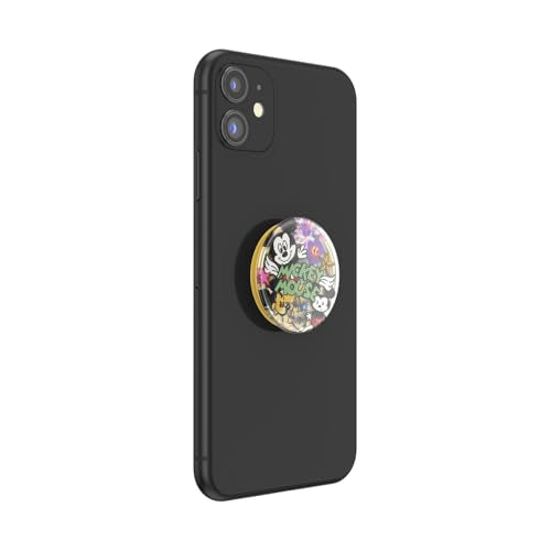 PopSockets Adhesive Phone Grip, Holder- Mickey Doodle - color: Mickey Doodle, style: Adhesive