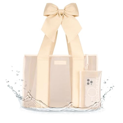Case-Mate Jelly Tote Bag - color: Ecru Raffia