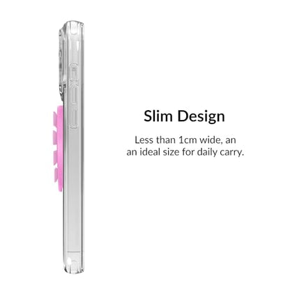 Velvet Caviar Suction Cup Phone Case Mount Compatible with MagSafe Devices Only - Magnetic Silicone Sticky Phone Grip Holder for iPhone Back of Phone - Mirror Gripper (Pink Sugar Heart) - color: Pink Sugar Heart