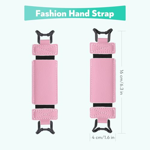 Secure Hand Strap for Kindle and Tablet - High Elasticity Finger Grip Holder Accessories for 6-8 Inches E-Book Tablet - color: Pink