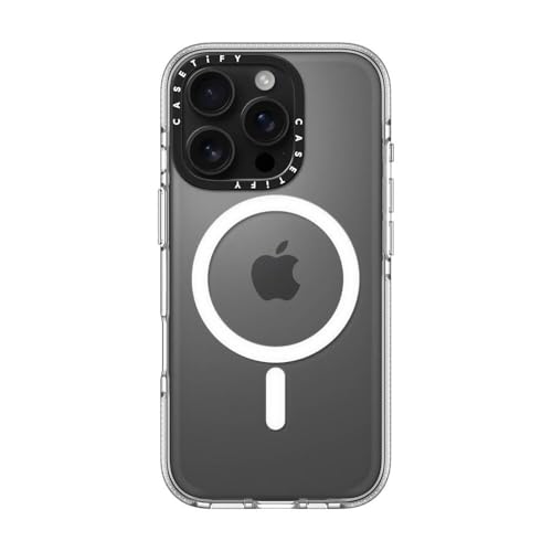 CASETiFY for iPhone 16 Pro Case - Impact Clear Compatible with MagSafe | Not Yellowing | 6.6 ft. 3x Military Grade Drop Protection | Clear - color: Clear, size: Iphone 16 Pro (6.3")