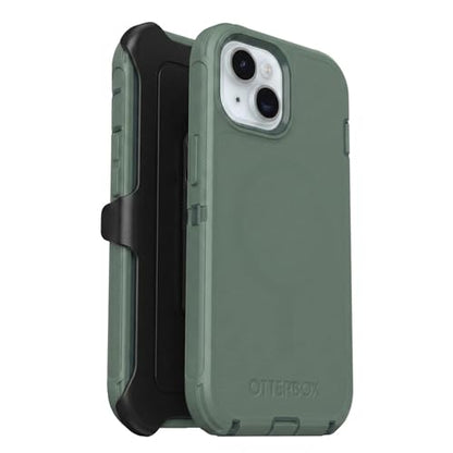 OtterBox iPhone 17e & iPhone 16e (Only) - Defender Series MagSafe Case - Forest Ranger - Built-in Magnets - Screenless - Rugged & Durable - with Port Protection - Holster Clip Included - color: Forest Ranger (Green), style: MagSafe