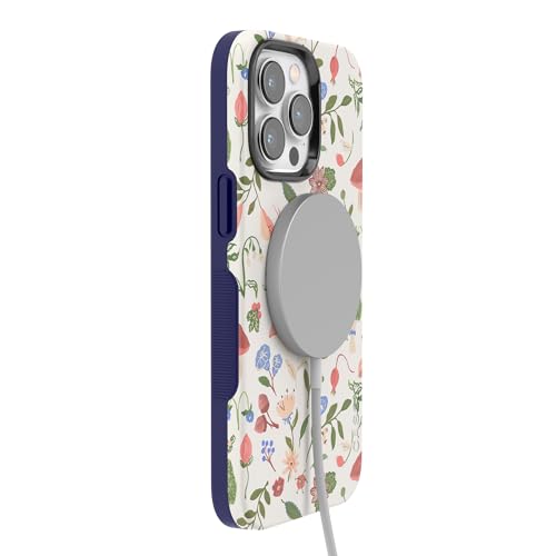 Casely iPhone 14 Pro Max Case | Garden Party | Mushroom Floral | Bold Protective Design | Compatible with MagSafe - color: Garden Party | Mushroom Floral