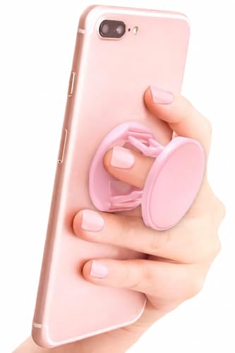 Phone Grip and Stand, Universal Expandable Phone Holder for Smartphones (Pink) - color: Pink