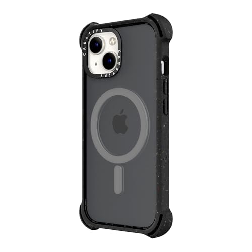 CASETiFY for iPhone 15 Plus Case - Bounce Compatible with MagSafe | Shockproof | 21.3 ft. 6x Military Grade Drop Protection | Black - color: Clear Black, size: Iphone 15 Plus (6.7")