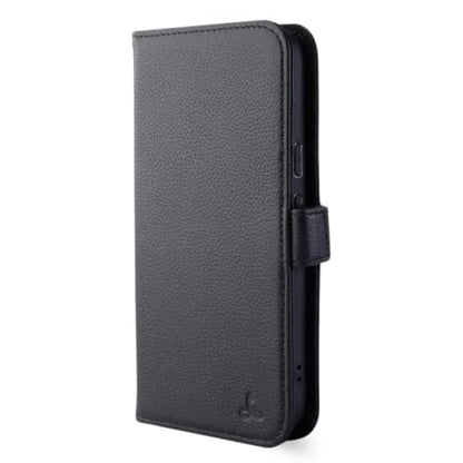 Snakehive Genuine Leather Wallet Case for Pixel 10/10 Pro – Flip Cover with Card Slots & Stand (Dappled Black) - color: Dappled Black