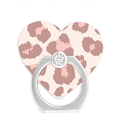 Velvet Caviar Cell Phone Ring Holder - Finger Ring & Stand - Improves Phone Grip Compatible with iPhone, Galaxy and Most Smartphones (Blush Leopard) - color: Blush Leopard
