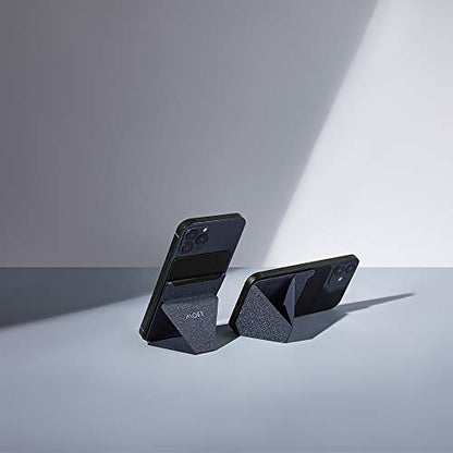 MOFT Adhesive Card Holder for Android, iPhone and Most Smartphones, 2 Viewing Angles, Slim Phone Stand (Starry Grey) - color: Starry Grey