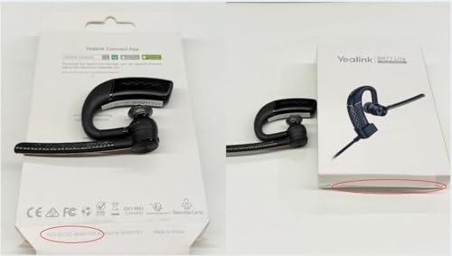 Yealink BH71 Lite Wireless Headsets Cell Phone Bluetooth Earpieces in Ear