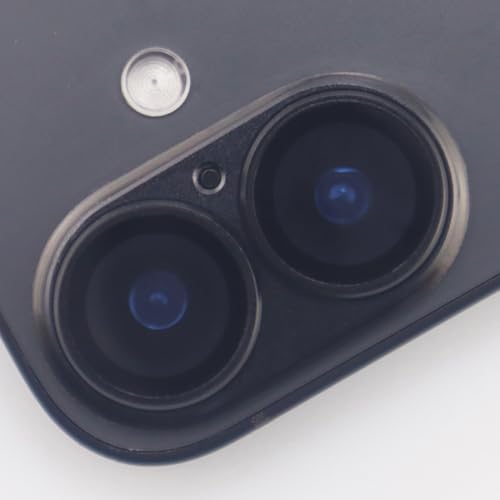 for iPhone 17 Camera Lens Protector Tempered Glass Metal Full Coverage Lens Cover Accessories (Black) - color: Black