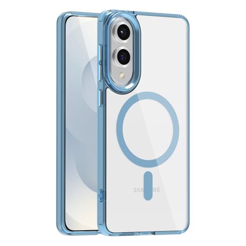 Lunivop for Samsung Galaxy s25 Edge Case Hard [Compatible with Magsafe Wireless Charging] Yellowing Resistant Magnetic Cover Clear para S 25 Edge 6.7 '' 5G 2025 Rugged Best Phone Cases Light Blue - color: Light Blue, size: Compatible with Samsung Galaxy S