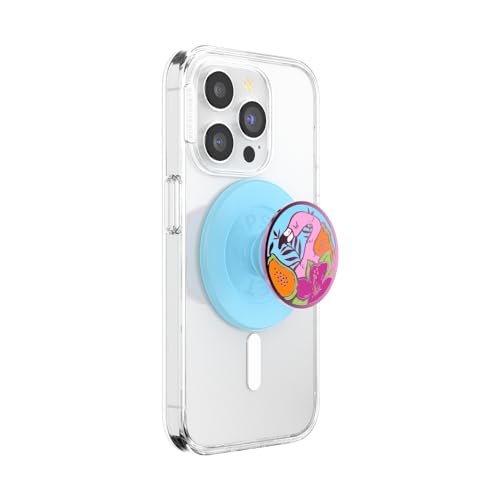 PopSockets Phone Grip for MagSafe, Magnetic Holder- Flamingo - color: Enamel Flamingo, style: MagSafe